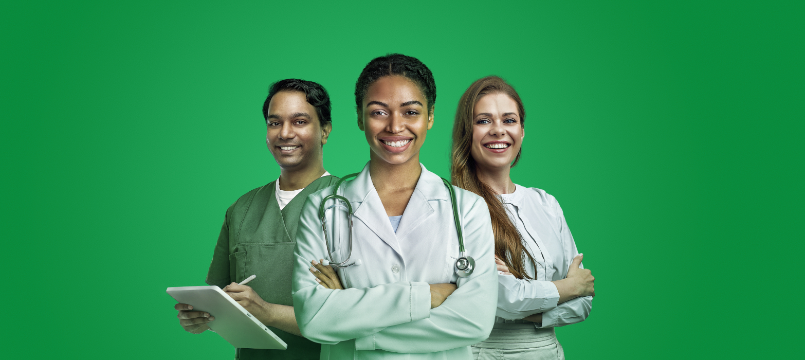trio de medicos